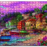 Cakapuzzle Deniz Kıyısında Yaşam Ev Ahşap 255 Parça Puzzle