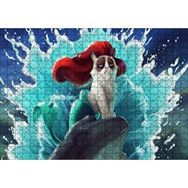 Cakapuzzle Deniz Kızı Kedisi Animasyon Görseli 120 Parça Ahşap Puzzle