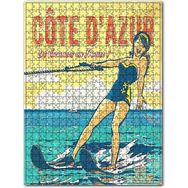 Cakapuzzle Denizde Sörfçü Kadın Afişi Görseli Ahşap 1000 Parça Puzzle