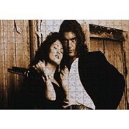 Cakapuzzle Desperado Antonio Banderas ve Salma Hayek 120 Parça Ahşap Puzzle