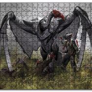 Cakapuzzle Dev Mekanik Akbaba ve Savaşçı Mdf 120 Parça Puzzle