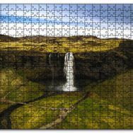 Cakapuzzle Dev Şelale ve Yemyeşil Çevre Mdf 255 Parça Puzzle