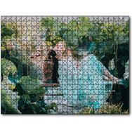 Cakapuzzle Dev Yapraklar Arasındaki Japon Kız Mdf 120 Parça Puzzle