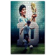 Cakapuzzle Diego Maradona 1986 Dünya Kupası Ahşap 1000 Parça Puzzle