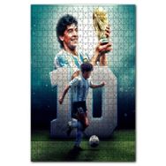 Cakapuzzle Diego Maradona 1986 Dünya Kupası Ahşap 255 Parça Puzzle