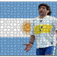 Cakapuzzle Diego Maradona Buka Junior Takımında Mdf 255 Parça Puzzle