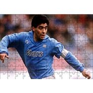 Cakapuzzle Diego Maradona Napoli 1984 Mdf 120 Parça Puzzle
