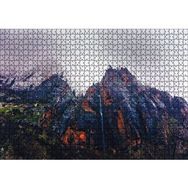Cakapuzzle Dik Yamaçlı Dumanlı Dağ 120 Parça Ahşap Puzzle