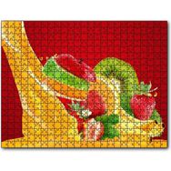 Cakapuzzle Dilimlenmiş Meyveler Meyve Suyu Ahşap 255 Parça Puzzle