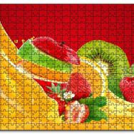 Cakapuzzle Dilimlenmiş Meyveler Meyve Suyu Mdf 120 Parça Puzzle