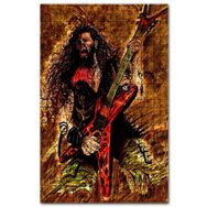 Cakapuzzle Dimebag Darrell Elektrogitar Agresif Çizim Ahşap 500 Parça Puzzle