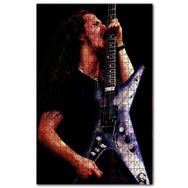 Cakapuzzle Dimebag Darrell Elektrogitarist Sahnede Ahşap 255 Parça Puzzle