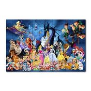 Cakapuzzle Disney Masal Kahramanları Bir Arada 120 Parça Ahşap Puzzle