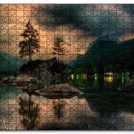 Cakapuzzle Doğa Yağmur Hazırlığı Akşam Ahşap 500 Parça Puzzle