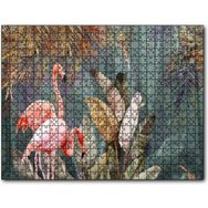 Cakapuzzle Doğadaki Çift Filamingo Görseli Mdf 120 Parça Puzzle