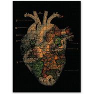 Cakapuzzle Doğanın Uyumu Kalp 120 Parça Puzzle