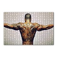 Cakapuzzle Dövmeli Adam ve Kasları 120 Parça Ahşap Puzzle