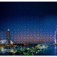 Cakapuzzle Dubai Jumeirah Gece Manzarası Mdf 255 Parça Puzzle