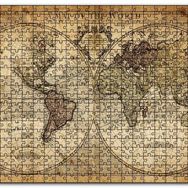 Cakapuzzle Dünya Haritası 1725 Yılı Mdf 1000 Parça Puzzle