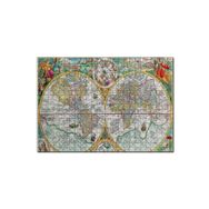 Cakapuzzle Dünya Haritası Latince ve Resimli Mdf 120 Parça Puzzle