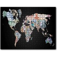 Cakapuzzle Dünya Hatitası ve Para Birimleri Görseli Mdf 120 Parça Puzzle