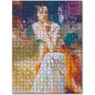 Cakapuzzle Düşünen Güzel Kadın Empresyonist Çalışma Ahşap 255 Parça Puzzle
