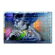 Cakapuzzle Duvar Boyama Genç Kadın Profil 120 Parça Ahşap Puzzle