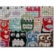 Cakapuzzle Duvarda Graffiti Yüzleri Mdf 255 Parça Puzzle
