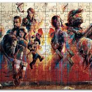 Cakapuzzle Duvardaki Karekterler Mdf 1000 Parça Puzzle