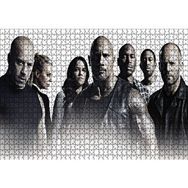 Cakapuzzle Dwayne Johnson Statham Michelle Ahşap 1000 Parça Puzzle