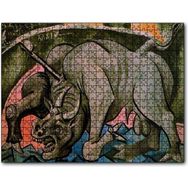 Cakapuzzle Dying Bull 1934 By Pablo Picasso Mdf 1000 Parça Puzzle