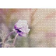 Cakapuzzle Eflatun Rengi Çiçek ve Su Damlaları Mdf 1000 Parça Puzzle