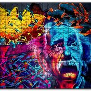Cakapuzzle Einstein Graffiti Mdf 1000 Parça Puzzle