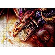Cakapuzzle Ejderha ve Sarı Saçlı Kız 120 Parça Ahşap Puzzle