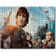Cakapuzzle Ejderhanı Nasıl Eğitirsin 2 Karakterler Mdf 120 Parça Puzzle