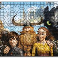 Cakapuzzle Ejderhanı Nasıl Eğitirsin 2 Karakterler Mdf 500 Parça Puzzle