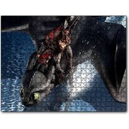 Cakapuzzle Ejderhanı Nasıl Eğitirsin 3 Hıçgıdık ve Dişsiz 120 Parça Puzzle