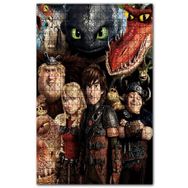 Cakapuzzle Ejderhanı Nasıl Eğitirsin Karakterleri Ahşap 500 Parça Puzzle