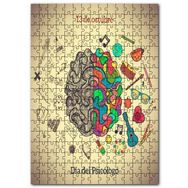 Cakapuzzle Ekim Psikoloji Günü Sayısal Duygusal Beyin Mdf 120 Parça Puzzle