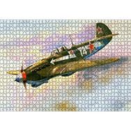 Cakapuzzle El Boyama Sanat Savaş Üçağı 120 Parça Ahşap Puzzle