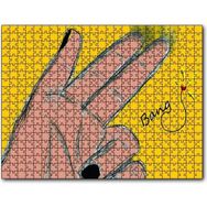 Cakapuzzle El İşareti Bang Ahşap 255 Parça Puzzle