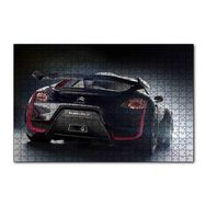 Cakapuzzle Elektrikli Siyah Citroen Survolt Arka Görünüş 120 Parça Ahşap Puzzle