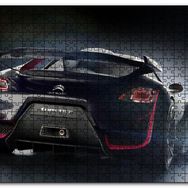 Cakapuzzle Elektrikli Siyah Citroen Survolt Arka Görünüş Mdf 120 Parça Puzzle