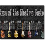 Cakapuzzle Elektrogitarın Evrimi Mdf 1000 Parça Puzzle