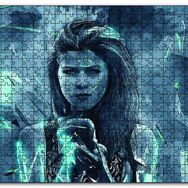 Cakapuzzle Elma Sunan Güzel Kadın Ahşap 500 Parça Puzzle