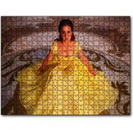 Cakapuzzle Emma Watson Sarı Elbiseli Ahşap 1000 Parça Puzzle