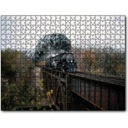 Cakapuzzle Eski Köprü ve Buharlı Kara Tren 500 Parça Puzzle