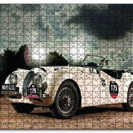 Cakapuzzle Eski Model Yarışta Otomobil Ahşap 500 Parça Puzzle