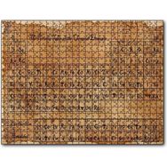 Cakapuzzle Eski Peryodik Cetveli Görseli Mdf 1000 Parça Puzzle