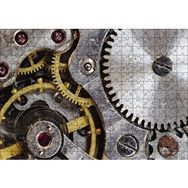 Cakapuzzle Eski Saat Çarkları Mdf 255 Parça Puzzle